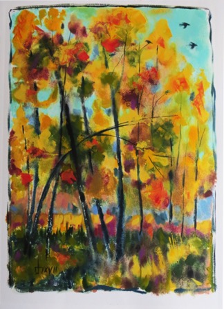 Autumn Monoprint 2 22 x 30
$850 unframed Autumn Monoprint 2 22 x 30
$850 unframed